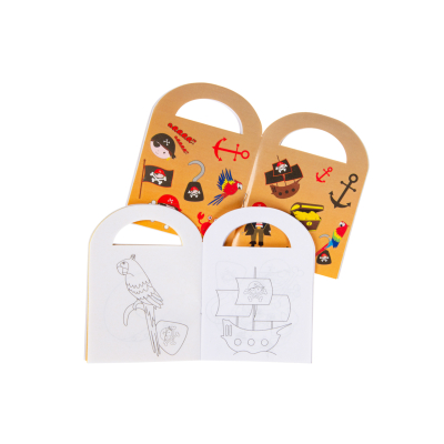 6861 COL BOOK W STICKERS S PIRATE