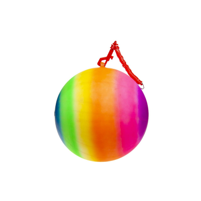 4803 9" RAINBOW BALL / KEYCHAIN & NET