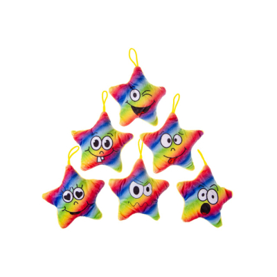 1887 PLUSH, SUPER SOFT, RAINBOW STAR