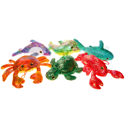 1947 PLUSH, SHINING SEA ANIMALS 6ASS °°°