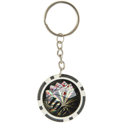 7553 KEYCHAIN POKER CHIPS
