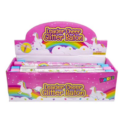 4388 GLITTER BATON UNICORN