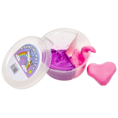 9422 BOUNCING PUTTY UNICORN 3COL