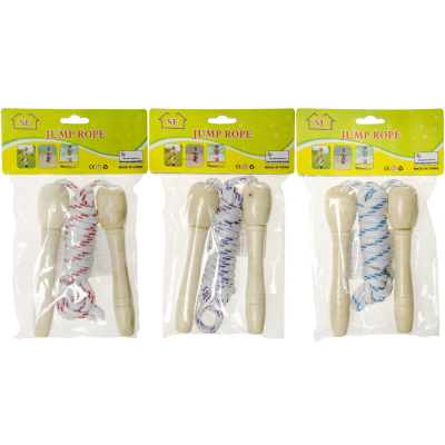 4341 WOODEN JUMPING/SKIPPING ROPE