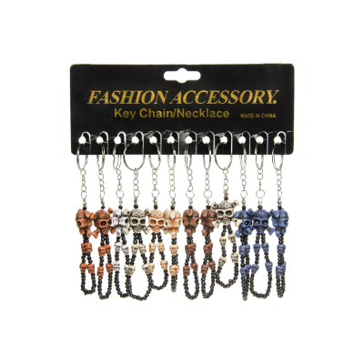 9945 SKULL KEYCHAIN WITH PENDANT