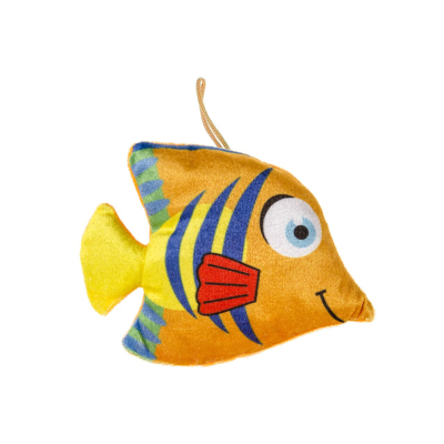 1756 PLUSH, SUPER SOFT, TROPICAL FISH 4ASS