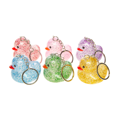 9960 KEYCHAIN GLITTER DUCK