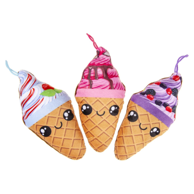1851 PLUSH, SUPER SOFT, ICECREAM 3ASS