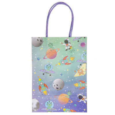 7431 PAPER GIFT BAG, SPACE °°°