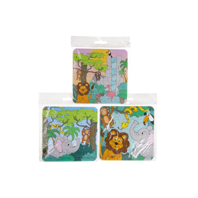 7362 PAPER PUZZLE WILD ANIMALS 2ASS PPH