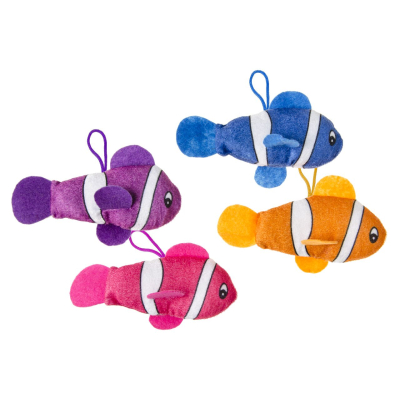 1723 PLUSH, SUPER SOFT, CLOWNFISH S 4ASS