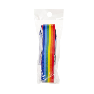 7006 NECKHOLDER/LANYARD RAINBOW °°