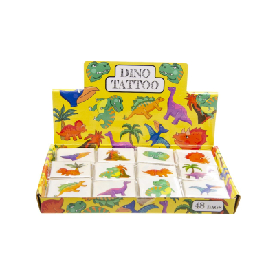 8488 12PCS TATTOO, DINOSAUR DB
