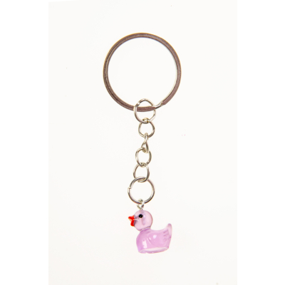 9944 KEYCHAIN TRANSPARENT DUCK