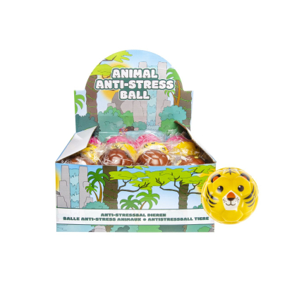 4862 WILD ANIMAL PU BALL S, SELFVENDING 63MM