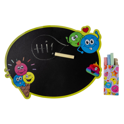 6390 BLACKBOARD W CHALK, EMOTION FACES