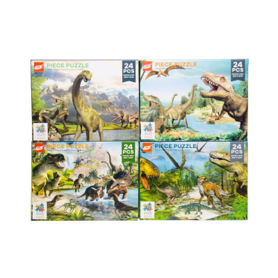 7385 24PCS PUZZLE DINOSAUR