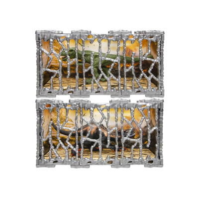 9362 1PC DINO IN CAGE