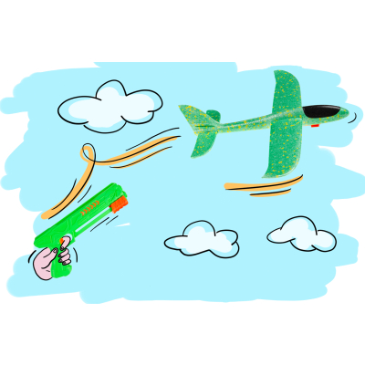 4930 AIRPLANE SHOOTER PP