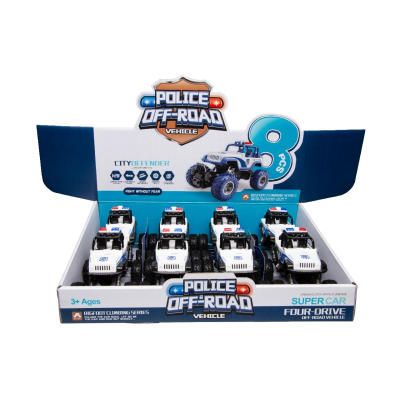 3242 OFF ROAD POLICE CAR BLUE PB