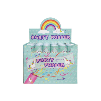 9597 PARTY POPPER L UNICORN