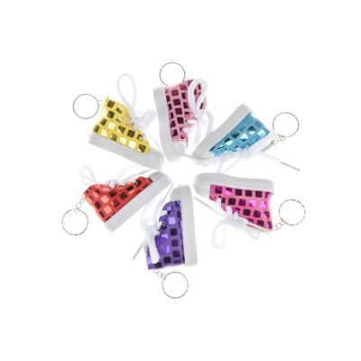 9986 KEYCHAIN BASKETBALL SHOE GLITTER