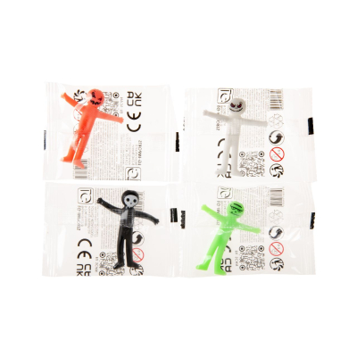9605 STRETCHY SMILE FACE FIGURE S, HALLOWEEN °°°°