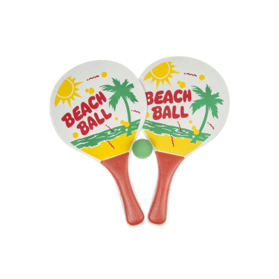 5134 BEACHBALL RACKET 2PCS W BALL
