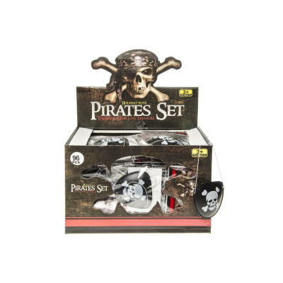 2676 PIRATE SET EYEPATCH 1PC BAG