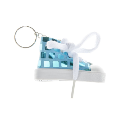 9986 KEYCHAIN BASKETBALL SHOE GLITTER