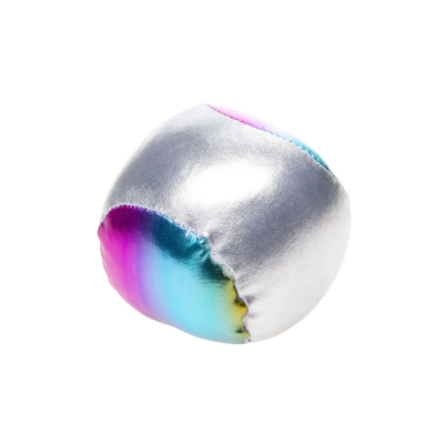 4887 PLUSH METALLIC THROW BALL