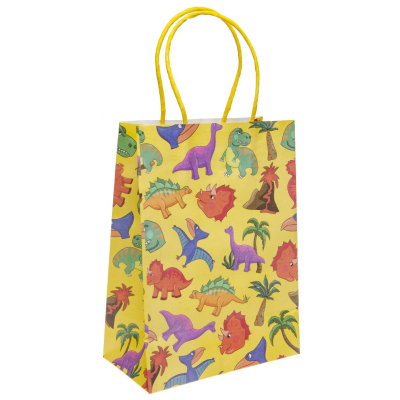 7425 PAPER GIFT BAG, DINOSAUR