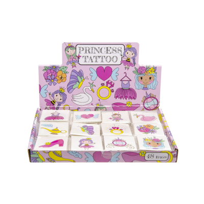 8484 12PCS TATTOO, PRINCESS DB