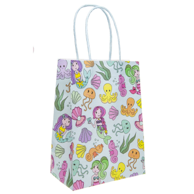 7430 PAPER GIFT BAG, MERMAID °°°°