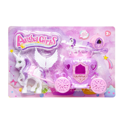 1340 UNICORN WITH CARRIAGE