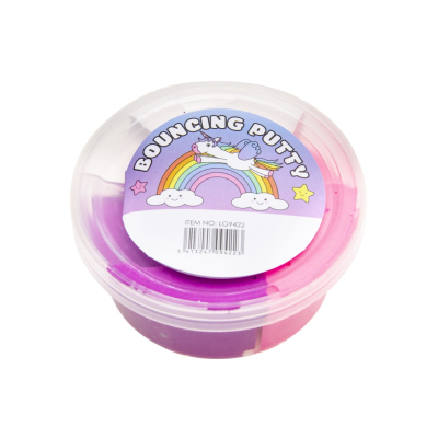 9422 BOUNCING PUTTY UNICORN 3COL