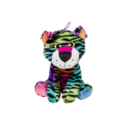 1949 PLUSH, WILD ANIMALS FLUO 4ASS