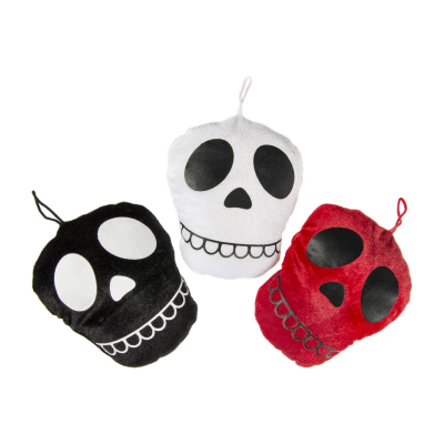 1728 PLUSH, SUPER SOFT, SKULL FACE 3ASS °