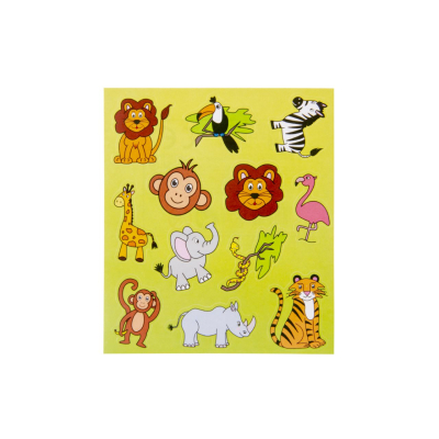 8550 STICKERS, WILD ANIMALS DB