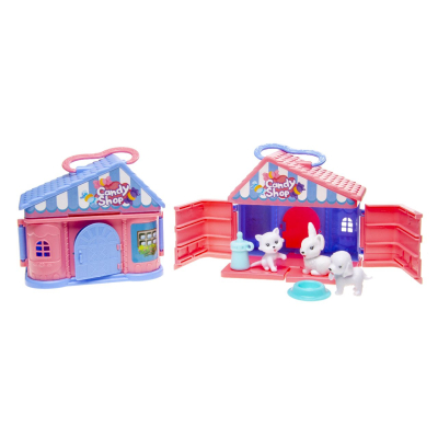 1333 CUTE PET CLUB W 3 ANIMALS °