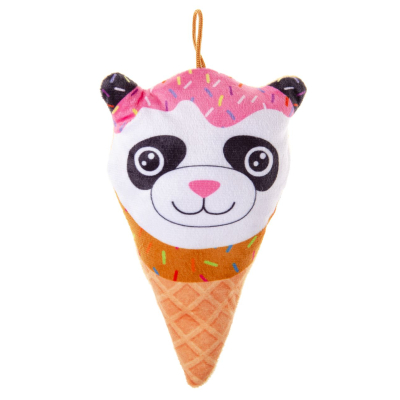 1908 PLUSH, SUPER SOFT, ANIMAL ICECREAM 4ASS