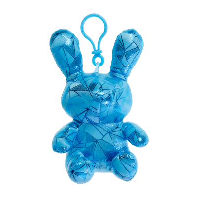 1951 PLUSH, METALLIC BUNNY WITH KC