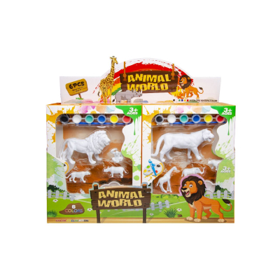 6960 PAINT YR OWN WILD ANIMAL BOX