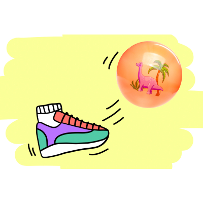 4872 DINO BALL PVC