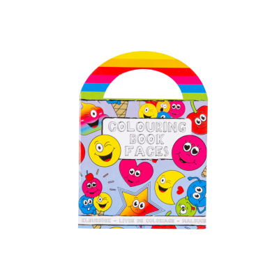 6864 COL BOOK W STICKERS S EMOTION FACE