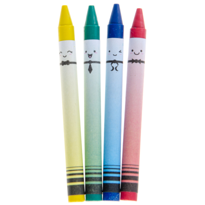 6048 WAX CRAYONS 4PCS