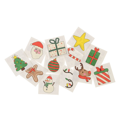 8492 12PCS TATTOO, CHRISTMAS DB °°°°