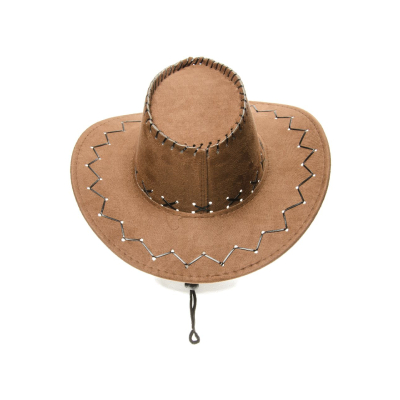 9099 3ASS COWBOY HAT LEATHERLOOK