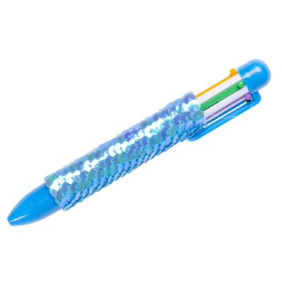 6326 6 COL SEQUIN BALLPEN