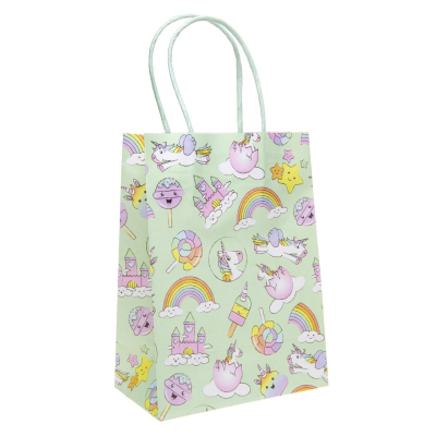 7420 PAPER GIFT BAG, UNICORN